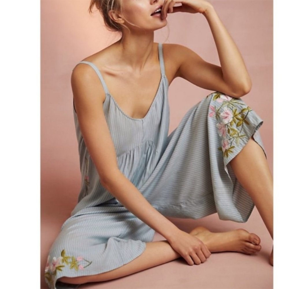 Anthro “floreat” jumpsuit